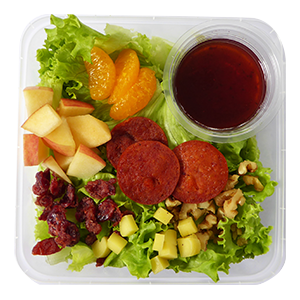 HOLIDAY TOSSED SALAD WITH STRAWBERRY DRESSING